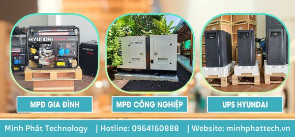 Minh Phát Technology phân phối độc quyền máy phát điện, bộ lưu điện UPS gia đình, công nghiệp tại Việt Nam 