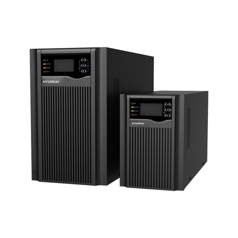 - Bộ lưu điện UPS Online 1kVA pin ngoài Hyundai HD-1KS ảnh 01