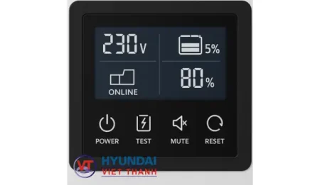 Các nút nhấn điều khiển trên UPS