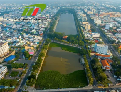 Tiền Giang từ trên cao