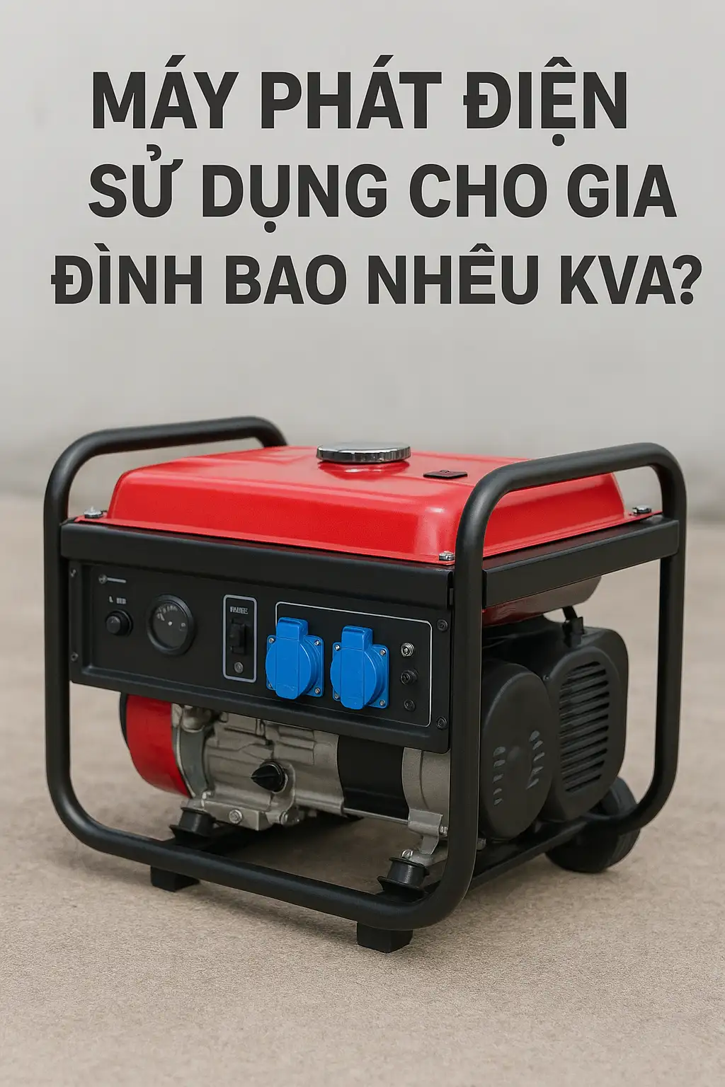 Gia đình dùng máy phát điện bao nhiêu KVA là hợp lý