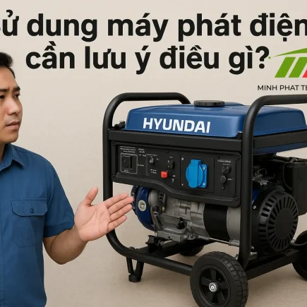 Những lưu ý quan trọng khi sử dụng máy phát điện 