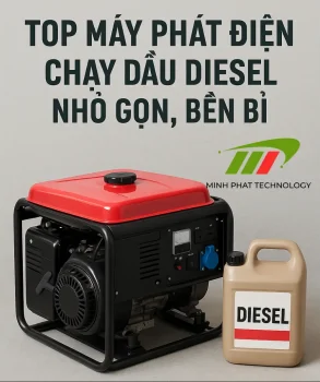 Top Máy Phát Điện Chạy Dầu Diesel Nhỏ Gọn, Bền Bỉ