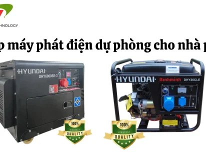 Top máy phát điện dự phòng cho nhà phố