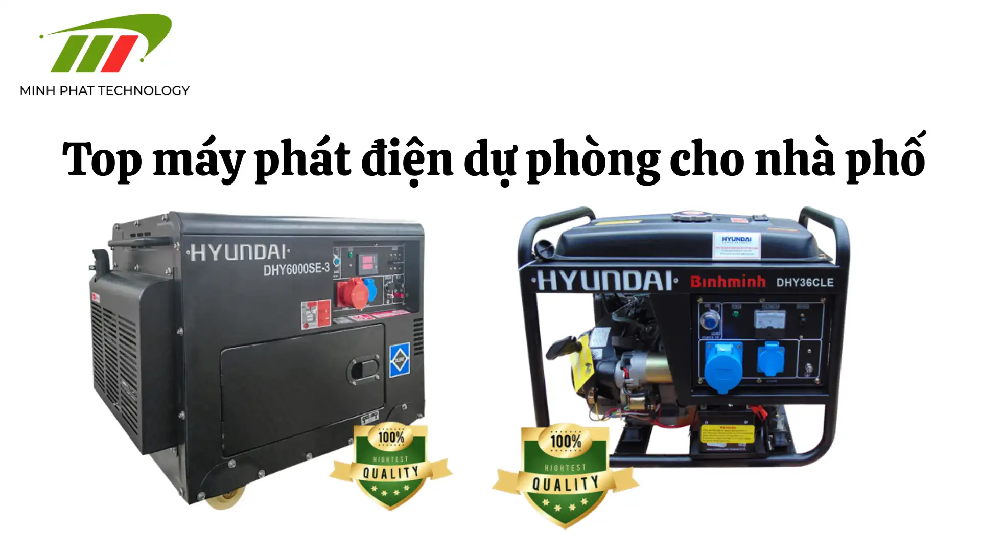 Top máy phát điện dự phòng cho nhà phố
