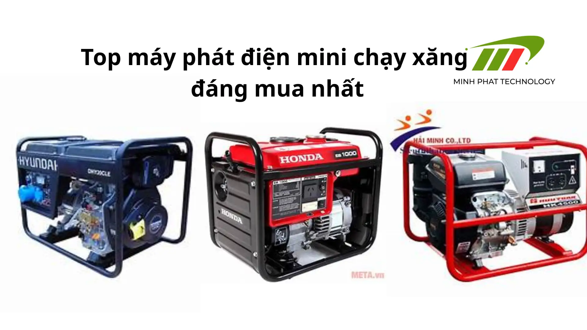 Top máy phát điện mini chạy xăng đáng mua nhất