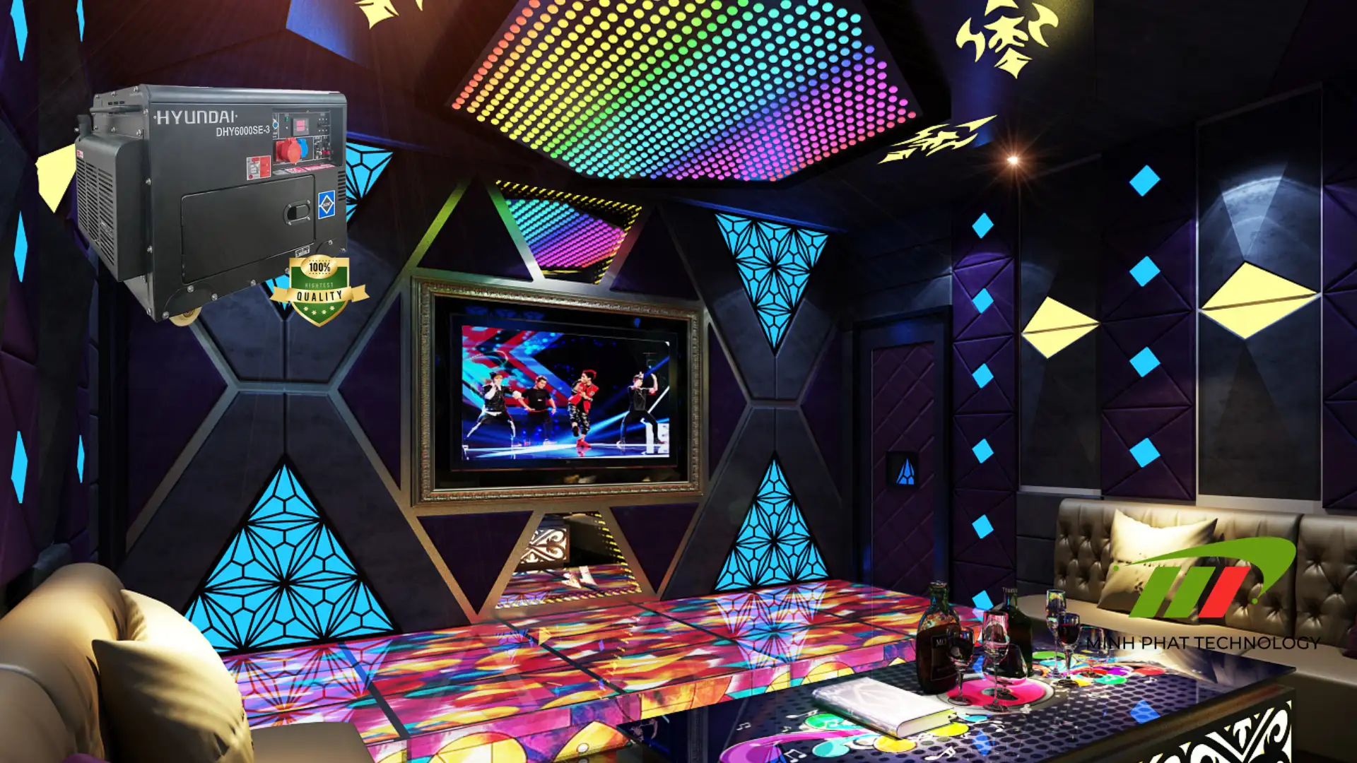 Top máy phát điẹn phù hợp cho quán hát karaoke