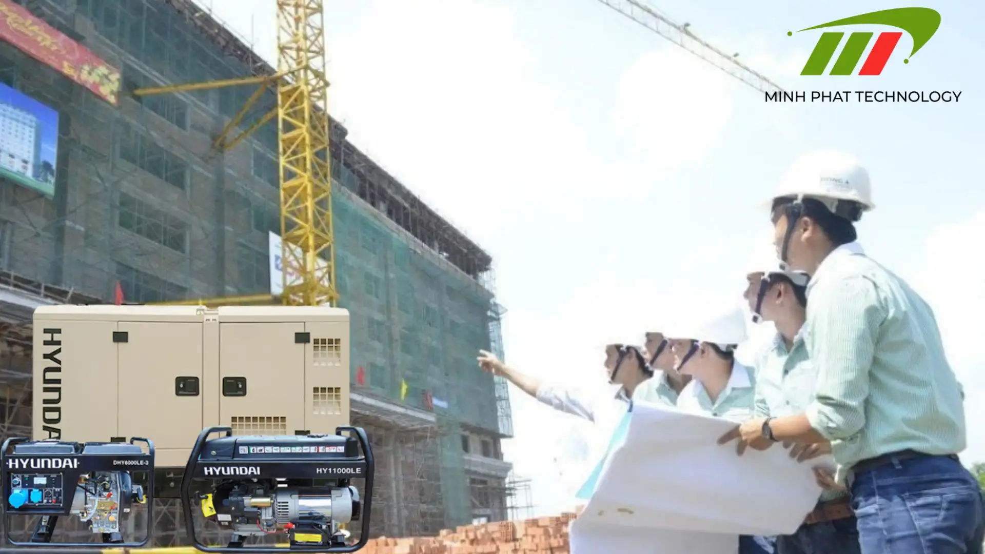 Hướng dẫn chọn máy phát điện cho công trình ngoài trời