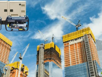 Máy phát điện cho công trình ngoài trời