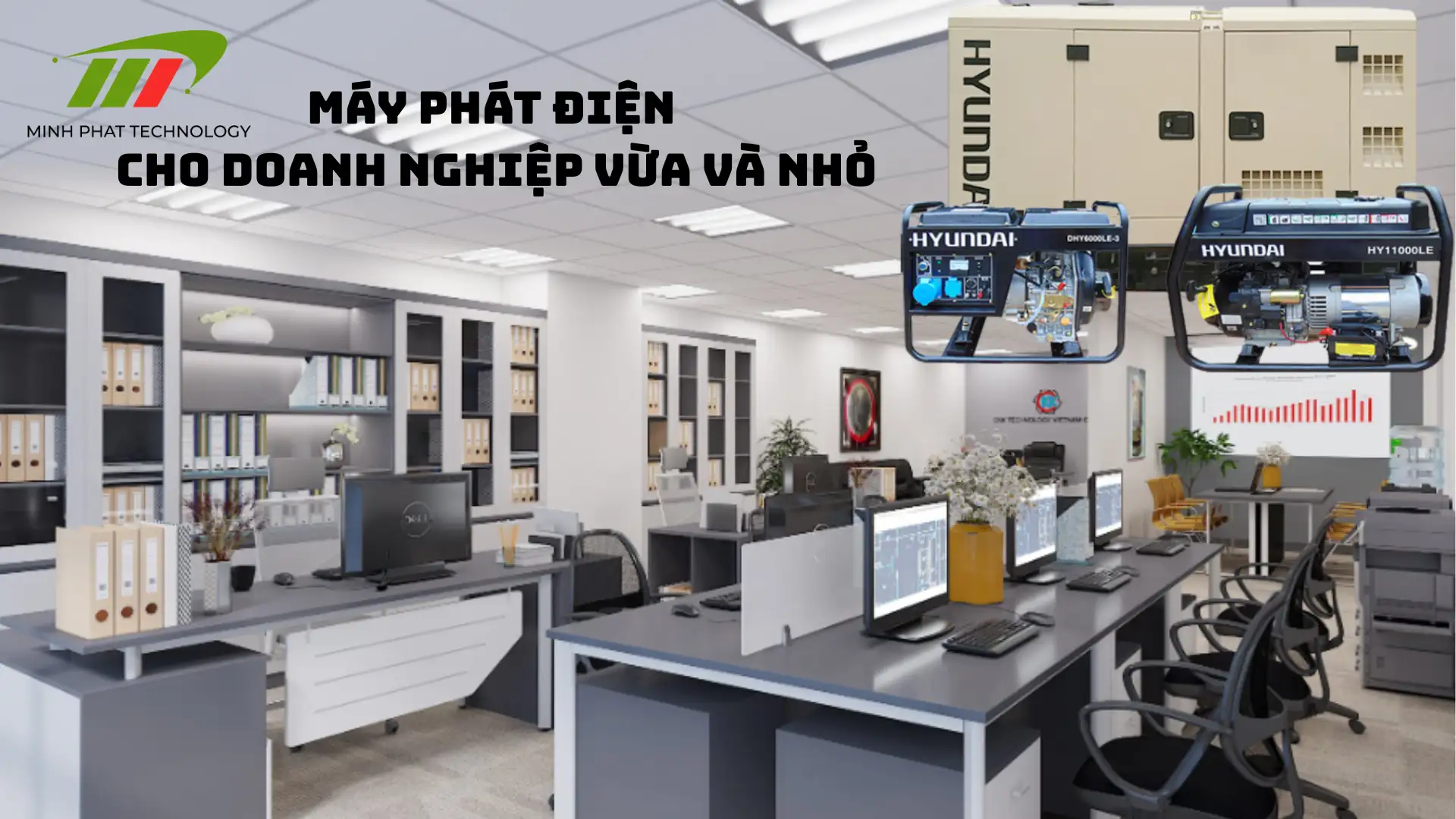 Máy phát điện cho doanh nghiệp vừa và nhỏ