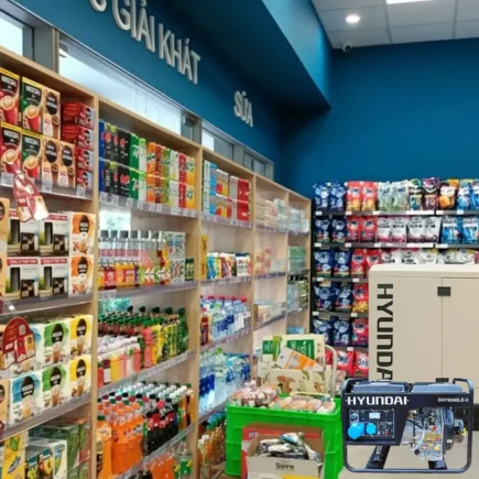 Tính công suất máy phát điện cho tiệm tạp hoá