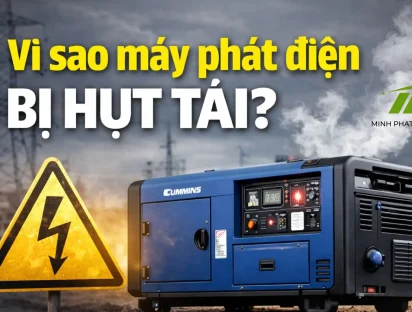 Vì sao máy phát điện bị hụt tải