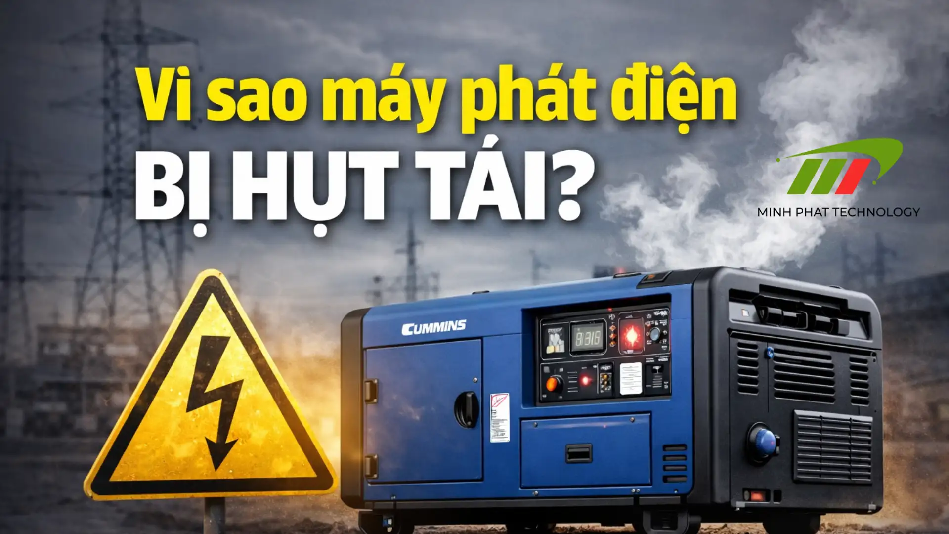 Vì sao máy phát điện bị hụt tải