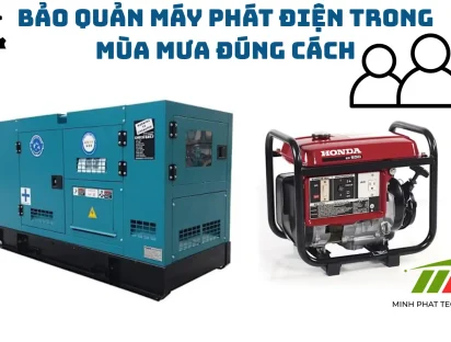 Bảo quản máy phát điện trong mùa mưa
