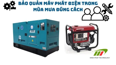 Bảo quản máy phát điện trong mùa mưa