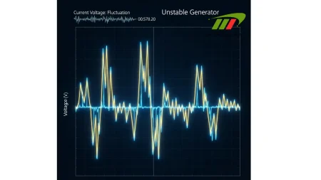 Điện áp máy phát điện chập chờn