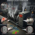 Máy phát điện bị lỗi hệ thống làm mát