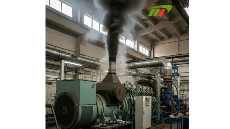Máy phát điện bị lỗi hệ thống xả khí thải