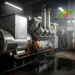 Máy phát điện bị rò rỉ dầu bôi trơn