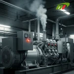 Máy phát điện phát ra khói