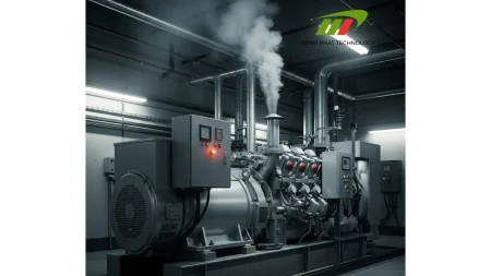 Máy phát điện phát ra khói