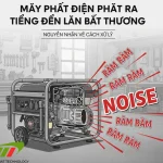 Máy phát điện tạo tiếng ồn lớn