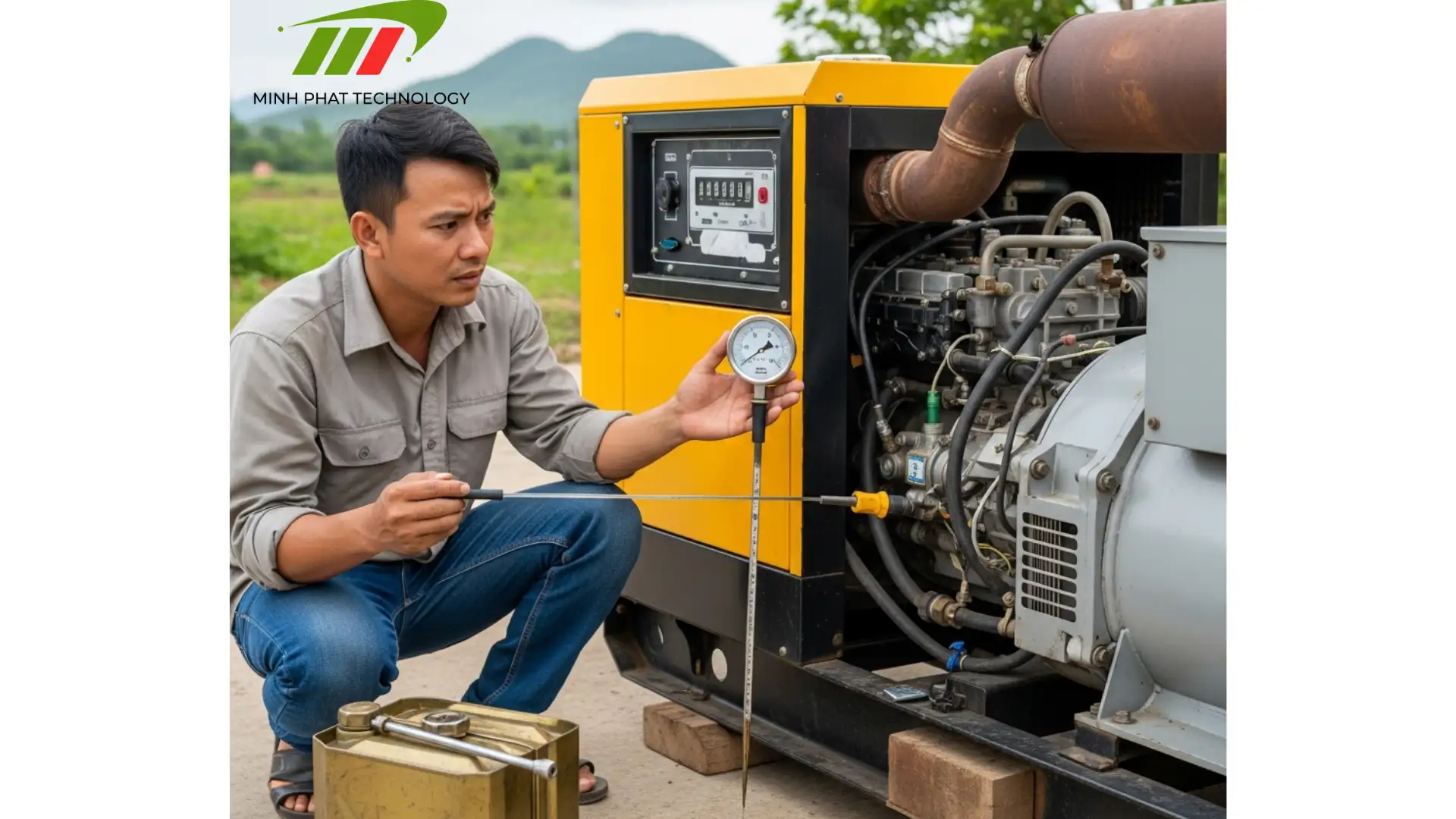 Máy phát điện tiêu hao nhiều nhiên liệu