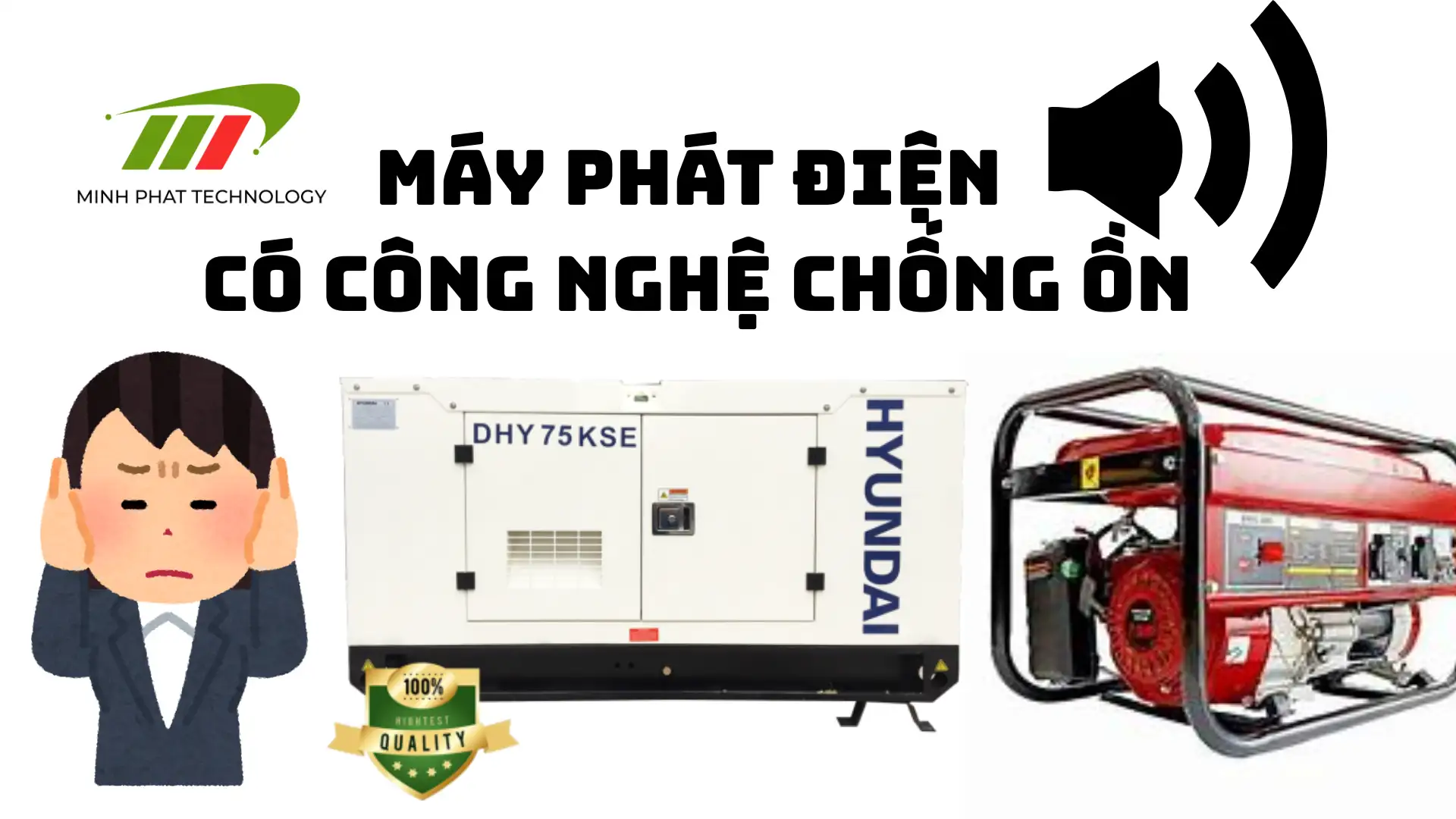 Vì sao nên chọn máy phát điện có công nghệ chống ồn