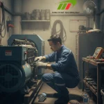 Bảo trì máy phát điện trong phòng kín, thiếu thông gió