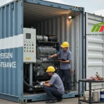 Hướng dẫn bảo dưỡng máy phát điện trong container