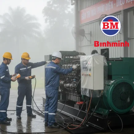 Hướng dẫn bảo trì máy phát điện khi trời nồm ẩm