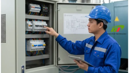 Máy phát điện báo lỗi bảo vệ