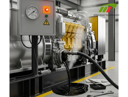 Máy phát điện gặp sự cố hệ thống bôi trơn Cách xử lý