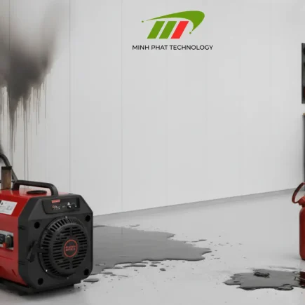 Nguyên liệu kém gây hại máy phát điện