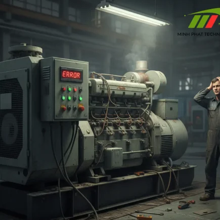 máy phát điện gặp lỗi khi vận hành trong thời gian dài