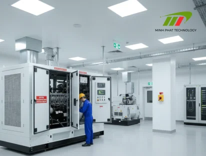Bảo trì máy phát điện bệnh viện