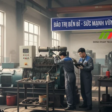 Bảo trì máy phát điện cho xưởng cơ khí
