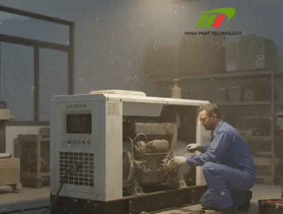 Bảo trì máy phát điện trong môi trường nhiều bụi bẩn