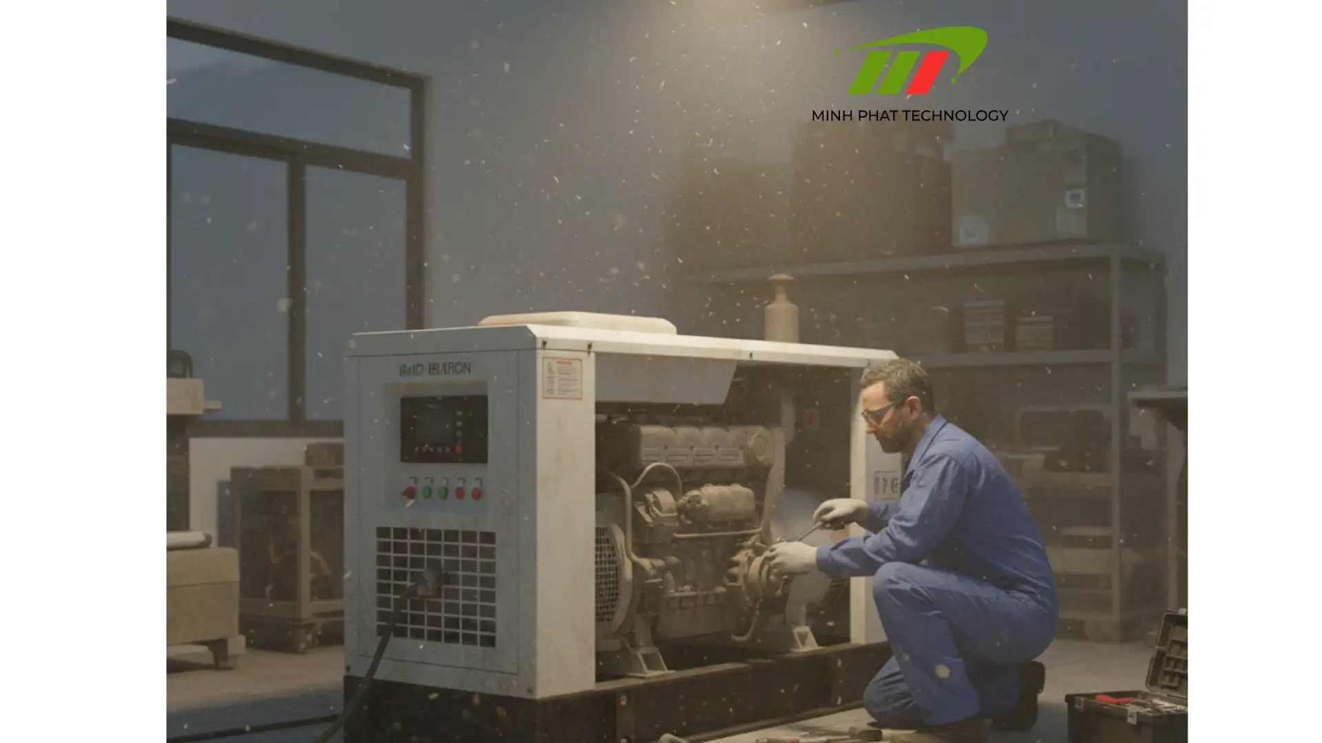 Bảo trì máy phát điện trong môi trường nhiều bụi bẩn