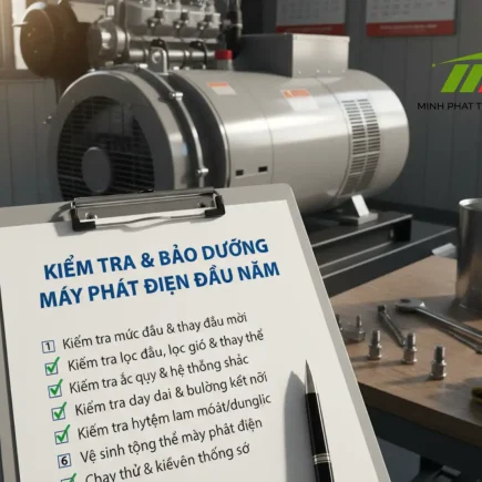 Checklist bảo dưỡng máy phát điện đầu năm