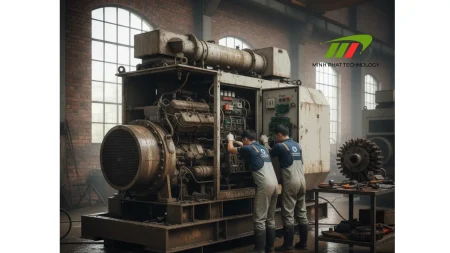 Máy phát điện sau khi bị ngập nước – quy trình xử lý