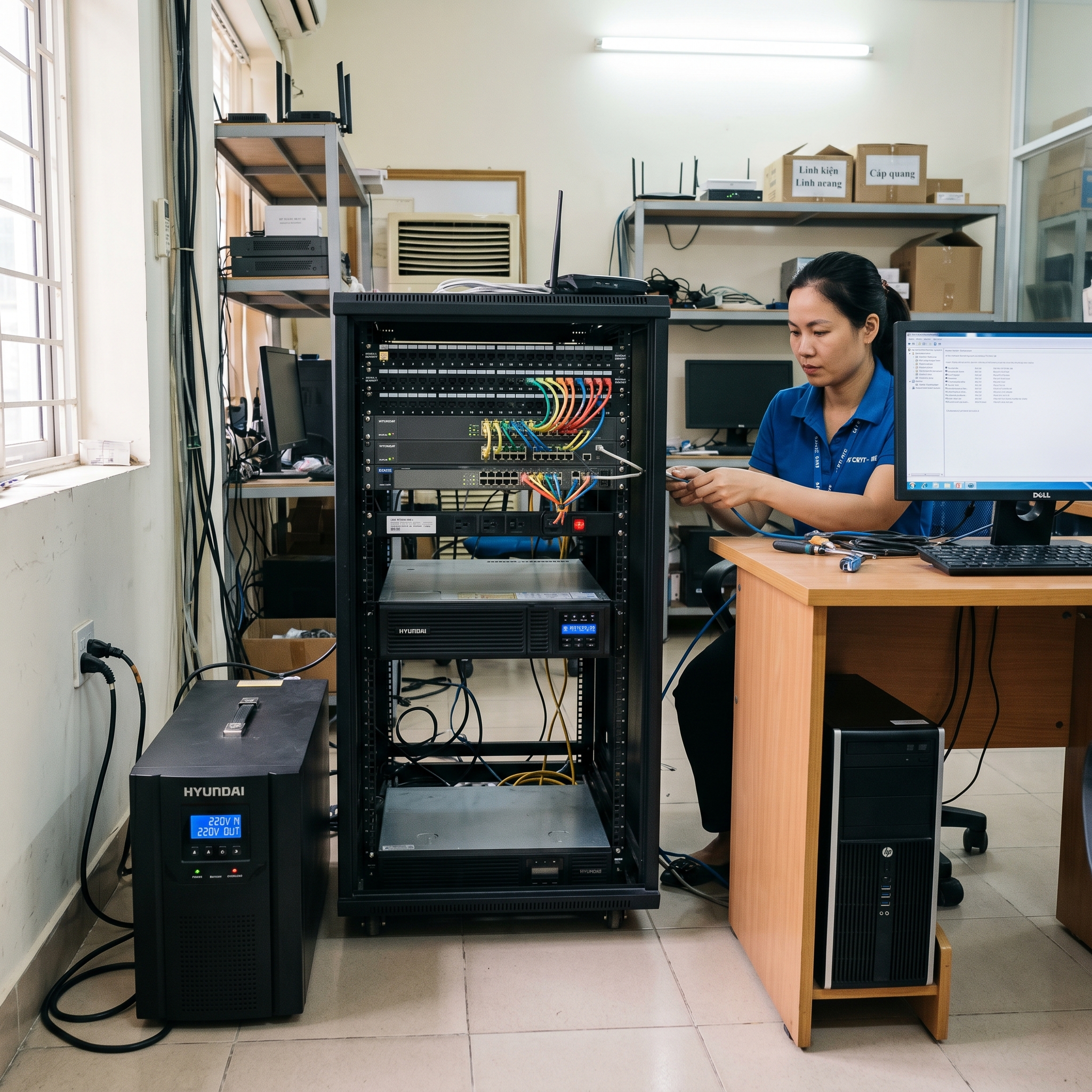 UPS chạy được bao lâu? Những yếu tố quyết định thời gian lưu điện